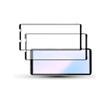 Miniatyrbild 3 av 3: 2-Pack SONY XPERIA 1VI Skärmskydd - Härdat Glas 9H - Super kvalitet 3D
