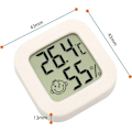 Miniatyrbild 2 av 5: 3-delad digital inomhus termometer hygrometer fuktighet temperatur LCD-display Bluetooth-sensor trådlös termometer för hem, kontor, digital