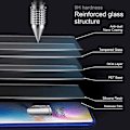 Miniatyrbild 5 av 6: 3x Glasskydd OnePlus 9 Härdat Täcker hela skärmen Transparent one size