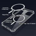 Transparent Magnetic Phone Case For iPhone 12 13 11 Pro Max Cover iphone12pro max