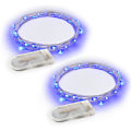 Miniatyrbild 1 av 5: 2-pack 6,5ft 20 LED-lampor, ljusslinga batteridriven för uteplats, sovrum, semesterdekoration, etc.