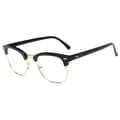 Black Clubmaster Glasses without Strength Clear Glasses black black