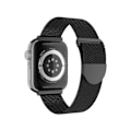 Miniatyrbild 2 av 6: Apple Watch 38 / 40 mm Milanese Loop Metall Armband Svart