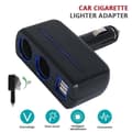 Miniatyrbild 4 av 10: 12V Bil Cigarettändaruttag Adapter Dubbel USB Dubbel Q2D3 Splitter Snabbkoppling