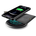 Miniatyrbild 8 av 9: iPhone 13 Mini - Skal med Korthållare Grön Grön