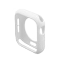 Miniatyrbild 2 av 4: TPU-skyddsfodral för Apple Watch Series 4/5/6/SE/SE (2022) 40mm, + 3D Full Size HD Clear PET-film White White