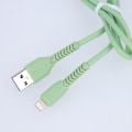 Miniatyrbild 3 av 5: Maxlife MXUC-04 kabel USB - Lightning 1,0 m 3A grön grön