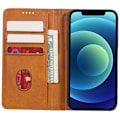 Miniatyrbild 3 av 6: iPhone 15 Plus Fodral Flip Läder Brun