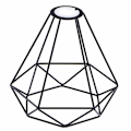 Miniatyrbild 4 av 5: Lampskärm Tak, Metall Lampskärmar, Trådljusskärm Svart, för Kök, Matsal, Sovrum, Hall