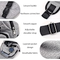 Miniatyrbild 3 av 5: Sling Ryggsäck Multifunktionell Crossbody Väska Sling Väska Dagryggsäck Lätt En Rem Ryggsäck Sling Väska Ryggsäck för Vandring Promenader Cykling Resor