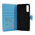 Miniatyrbild 4 av 8: New Standcase Wallet Samsung Galaxy A7 2018 (A750FN/DS) Ljusblå Ljusblå