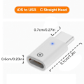 Miniatyrbild 6 av 6: Lightning Hona - USB-C Hane Adapter För Apple Pencil 1st Gen