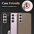 Miniatyrbild 7 av 7: Burgundy Samsung  S23 / S23 Plus Kamera Linsskydd Transparent one size