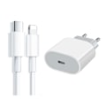 Miniatyrbild 1 av 6: iPhone Laddare 20W USB-C 2m Kabel för Snabb Laddning