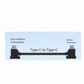Miniatyrbillede 2 af 5: USB-C til Type-C datakabel 15 cm retvinklet stikkabel til DJI Mavic Air 2 Mini 2