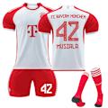 Miniatyrbild 1 av 2: Bayern München Barn Fotbollströja 23-24 Nr 42 Musiala 24 24