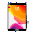 Miniatyrbild 3 av 7: iPad 9 10.2 2021 Glas med Touchskärm Premium - Svart Svart