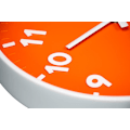 Miniatyrbild 3 av 3: Modern Väggklocka, 12\" 3D Digital Tyst Kvarts Batteridriven Orange