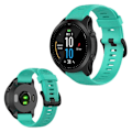 Miniatyrbild 1 av 6: Garmin Forerunner 945 / Fenix 5 Plus / Approach S60 silicone watch band - Cyan Grön