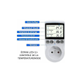 Miniatyrbilde 4 av 5: Termostatuttak, digital programmerbar uttak-timer med probe, drivhusvarmer akvarium