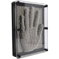Miniatyrbillede 1 af 5: 1 stk rektangulær metal Variety nålemaleri håndform 3d