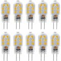 G4 LED-lampor 12V, 1W motsvarande 10W halogen, Ej dimbar, 10-pack