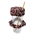 Pikkukuva 2 / 5: Juoman Suojus Scrunchie - Uudelleenkäytettävä Juoman Piikityksen Estävä Scrunchie Kuten Nähty Shark Tankissa Leopard print 6