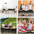 Miniatyrbild 5 av 5: Set med 2 Engångsdukar Plastduk Rektangulär