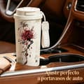 Miniatyrbilde 5 av 8: Kaffetermos 500ml 316 Rustfritt Stål Vintage Design White
