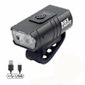 Miniatyrbilde 1 av 3: Sykkellys USB-oppladbar T6 LED sykkellys MTB lommelykt sykkellykt for sykling, 65*39*38mm