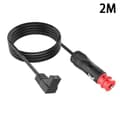 2M kabelanslutningskabel 12V kompatibel med WAECO kylskåp CF, CDF com/NC/,y