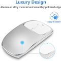 Miniatyrbillede 3 af 5: 1 stk Genopladelig Dobbelttilstand 2.4G Bluetooth Trådløs Mus