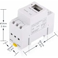 Pikkukuva 2 / 5: Digitaalinen LCD-ajastin, digitaalinen ohjelmoitava ajastin LCD-näyttö Viikoittainen ohjelmoitava ajastin Ajastimen viivekytkin Ohjausajastin AHC15A 12V