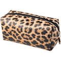 Miniatyrbillede 5 af 5: Leopard Print Kosmetikpose Kvadratisk Mode Kosmetik Organizer