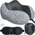 3-i-1 Resekit med Memory Foam - Nackkudde & Sovmask