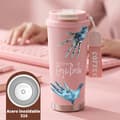 Miniatyrbillede 2 af 8: Kaffetermokande 500ml 316 Rustfrit Stål Vintage Design Pink