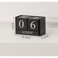 Miniatyrbilde 4 av 5: Svart Nyeste Vintage Trekalender, Tre Evighetskalender w,A