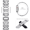Miniatyrbild 3 av 5: Glittrande silverarmband kompatibelt med Apple Watch armband 42mm