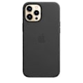 Miniatyrbillede 1 af 2: Læder Telefon Case Til Iphone 12 Pro Max Læder Case Med Magsafe Black