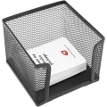 Miniatyrbillede 2 af 5: 1 stk sort minimalistisk jernnet noteskrin notespapir opbevaringsboks