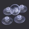20 st 20 mm Svampformade Transparenta Sugkoppar Parkering Kort Glas