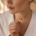 Miniatyrbild 3 av 5: Guld Initial Halsband för Kvinnor - 14k Guldpläterade Stora Bokstavs Hängen Halsband för Kvinnor Trendiga Smyckesgåvor S