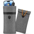 Faraday-väskor för bilnycklar och mobiltelefon, 2-pack signalblockerande nyckelpåse, A