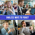 Miniatyrbillede 3 af 5: Fidget Legetøj Voksne - Magnetiske Fidget Ringe - Spin, Forbind & Leg - Vanedannende Fidget Legetøj til Drenge & Piger