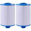 2 Styk Spa Filterpatroner, til Pleatco PWW50 Vildmarksbad Filter, Spa Filter til Unicel 6CH-940/Jacuzzi Spa Business