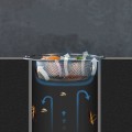 Miniatyrbillede 3 af 5: 2 stk. (7 * 2,2 cm) køkkenvask si i rustfrit stål
