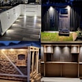 Miniatyrbillede 3 af 5: 9 stk. 12V 1W Små Indbyggede LED-Forlygter til Køkken Trapper