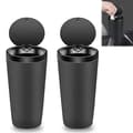 Mini bil soptunna med lock: 2-pack 800 ml bärbar bil soptunna, bil, A
