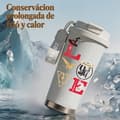 Miniatyrbilde 3 av 8: Termokopp 500 ml 316 rustfritt stål vintage design White