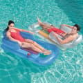 Inflatable Mattress / Bathing Ring / Air Mattress Bath Toy Cup Holder Multicolor